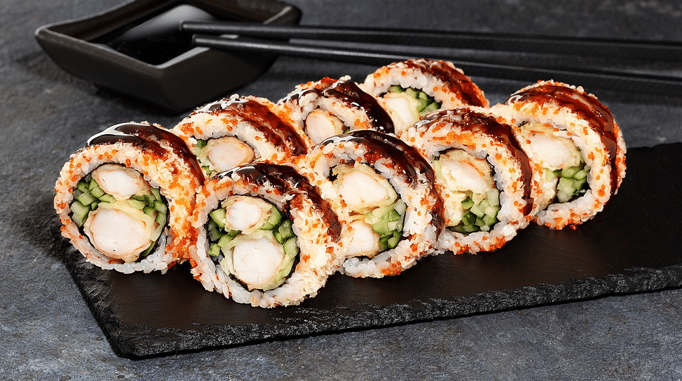 Кранч з креветкою меню Sushi Master